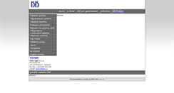 Desktop Screenshot of isis.cz