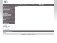 Tablet Screenshot of isis.cz
